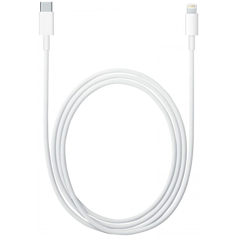 Câble Lightning ESSENTIELB vers USB 2m blanc certifié Apple