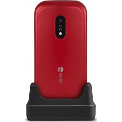 Mobile DORO 6040 - Dual Sim - Rouge / Blanc