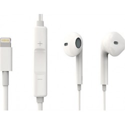 Ecouteurs Lightning compatible APPLE iPHONE - Blanc