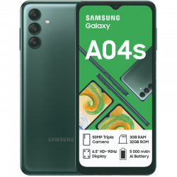 SAMSUNG GALAXY A04S - 32 Go - Vert - Europe