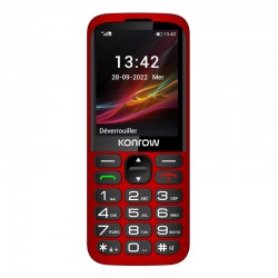 Mobile KONROW SENIOR 280  - ROUGE