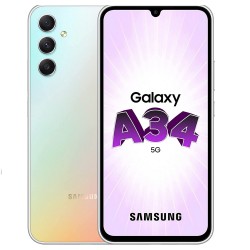 SAMSUNG GALAXY A34 A346 5G - 128 Go - Silver - Europe