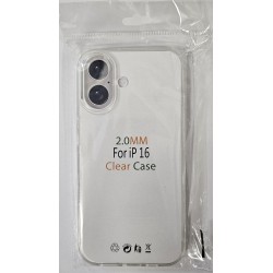 COQUE TRANSPARENTE IPHONE 16 2MM SOUS BLISTER