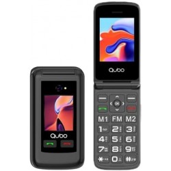 Mobile QUBO X-247- Senior - 128 MB - 4G - Noir