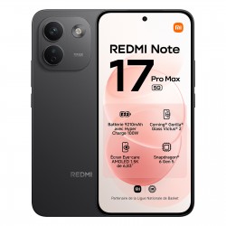 XIAOMI NOTE 17 PRO MAX 5G - 256 GO - Noir
