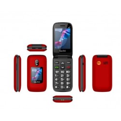Mobile QUBO PD221 - Senior - 128 MB - 4G - Rouge