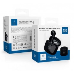 ECOUTEURS WIRELESS EARPHONES BLUE STAR NOIR