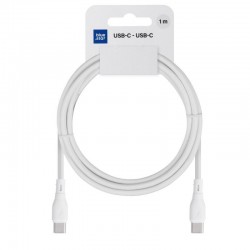 Cable USB C to USB C Blue Star 1M blanc